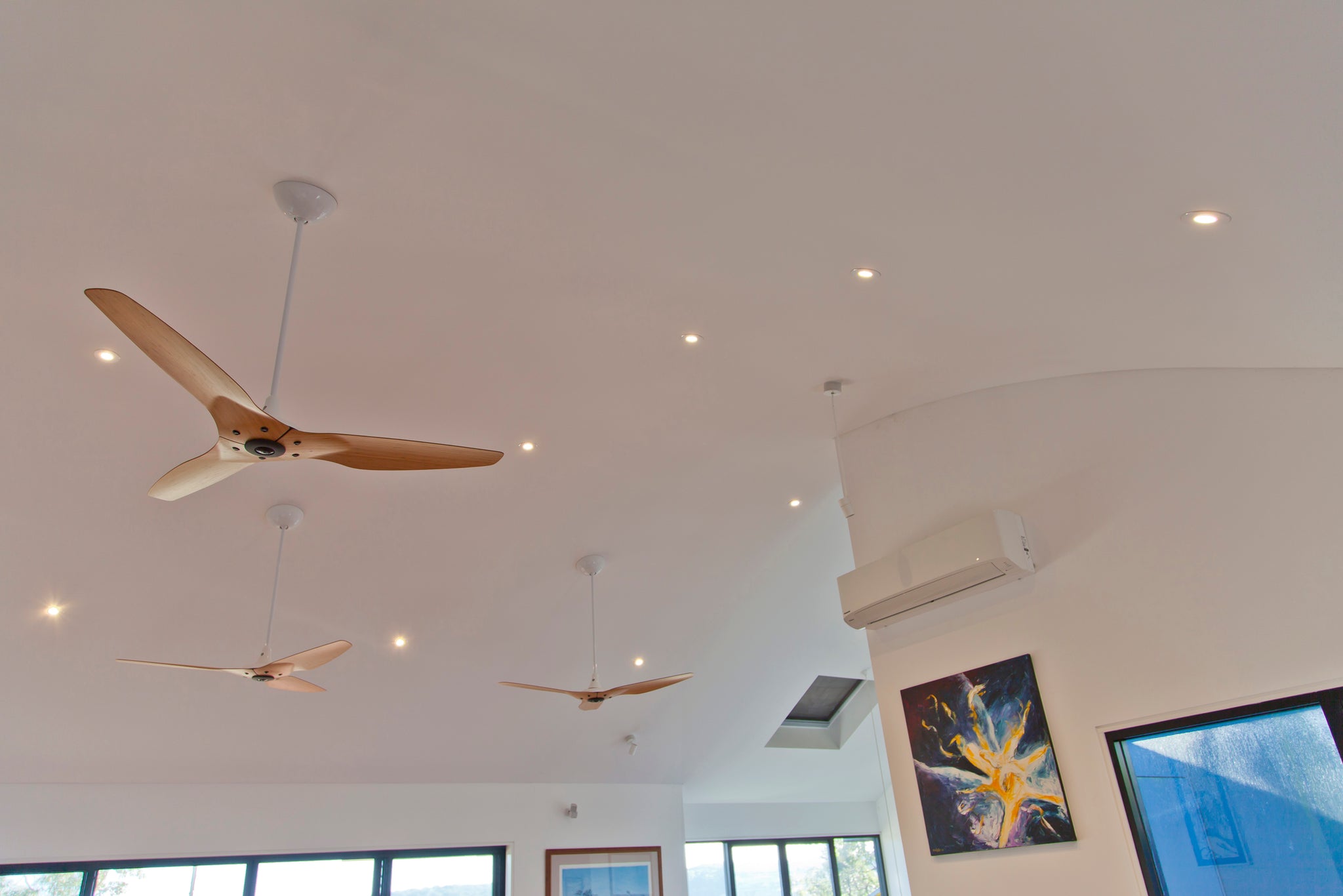 Project: Oxman Lighting DL1 LED downlights light up Killcare Residence